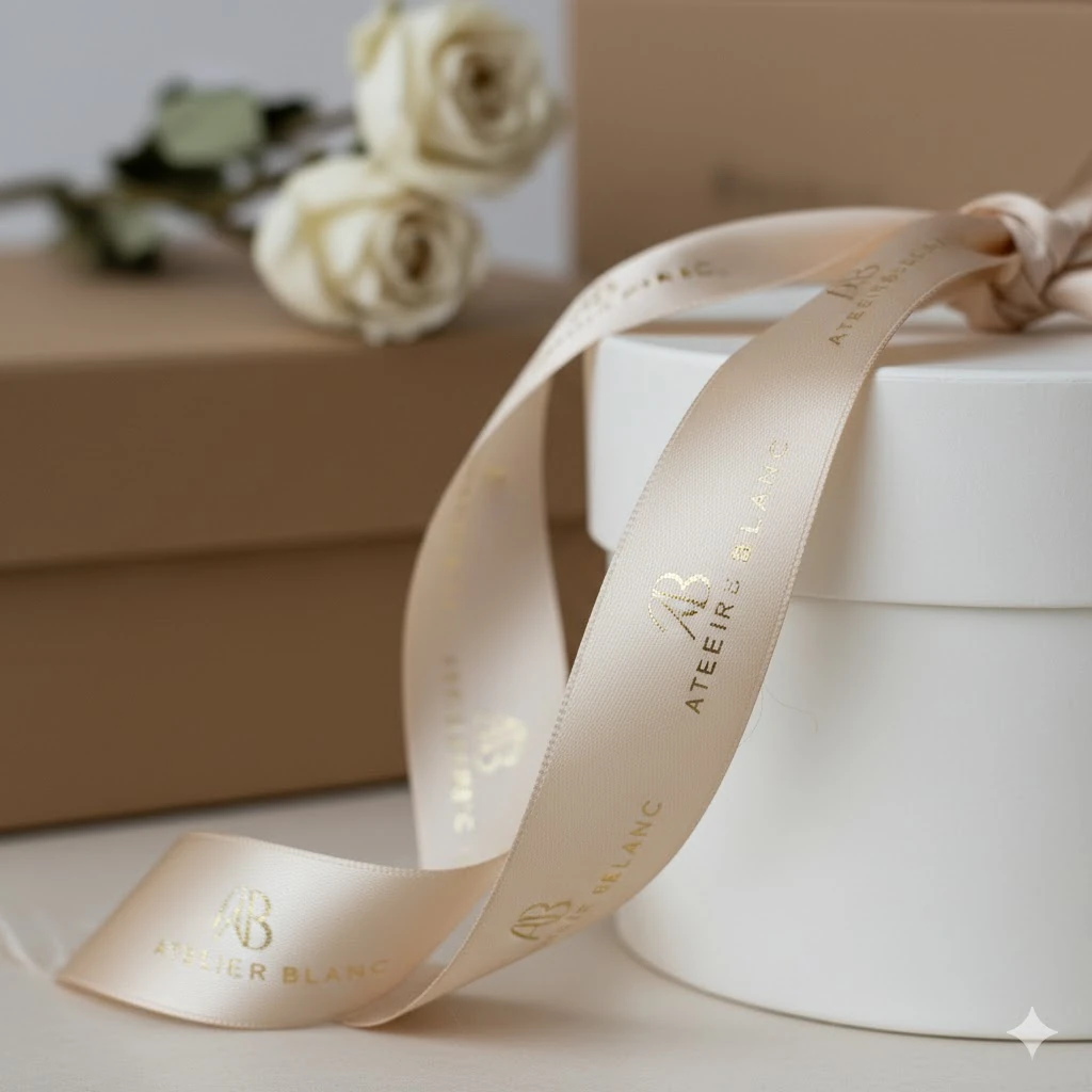 Gift Bags torby papierowe pudełka materiały reklamowe - wstążki z logo